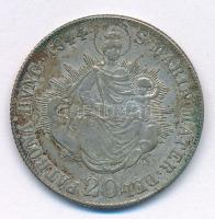 1844B 20kr Ag "V. Ferdinánd" T:2,2- 
Huszár: 2081., Unger III.: 1419