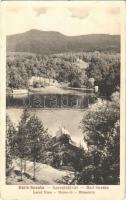 1928 Szováta, Sovata; Medve-tó. Schnitzer Arthur kiadása / Lacul Ursu / Bärenteich / lake (EK)