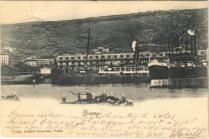1903 Fiume, Rijeka; SS Maria Valerie gőzhajó / steamship
