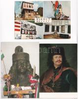 10 db MODERN motívum képeslap: II. Rákóczi Ferenc / 10 MODERN motive postcards: Francis II Rákóczi