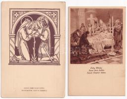 10 db RÉGI motívum képeslap: Szent Imre év (1030-1930) / 10 pre-1945 motive postcards: Saint Emeric ...