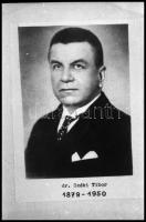 Gyógyszerész orvosok portré felvételei, ismeretlen képi forrásokról készült 9 db NEGATÍV, Fekete Gyö...