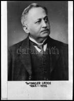 Gyógyszerész orvosok portré felvételei, ismeretlen képi forrásokról készült 9 db NEGATÍV, Fekete Gyö...