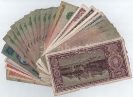 30db-os magyar Korona- és Pengő bankjegytétel T:III,III-