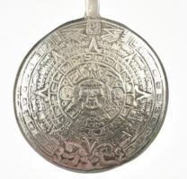 Ezüst (Ag) díszkanál Mexikó jelképével. Jelzett. h: 10cm nettó: 8 g