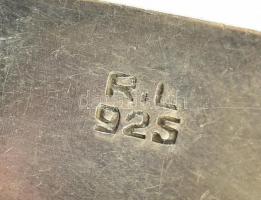 Ezüst (Ag) díszkanál Peru jelképével. Jelzett. h: 12cm nettó:13 g