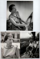 cca 1962 Fischer Anni (1914-1995) háromszoros Kossuth-díjas zongoraművésznő, 3 db jelzés nélküli vintage fotó Kotnyek Antal (1921-1990) budapesti fotóriporter hagyatékából, 18x13 cm és 24x18 cm