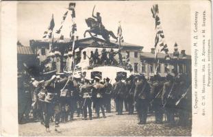 1914 Moscow, Inauguration ceremony of the monument to General Mikhail Skobelev. photo (EK)