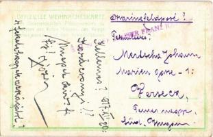 1917 Weihnachten zur See 1915. Offizielle Weihnachtskarte des Österreichischen Flottenvereines zu Gu...