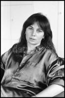 cca 1972 Hankiss Ágnes (1950) politikus fiatalkori felvételei, 9 db vintage NEGATÍV Kotnyek Antal (1...