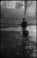 cca 1940 Budapest, városképek, hangulatok, 10 db vintage NEGATÍV Danassy Károly (1904-1996) budapest...