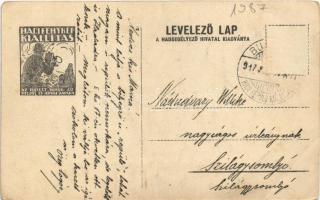 1917 Cs. és kir. 50. gyalog ezred. Védőpáncél a Casa Ratti olasz erődben. Hadifénykép Kiállítás, A H...