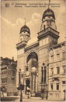 Antwerpen, Anvers; Israelitische Kerk, Bouwmeesterstraat / synagogue, street