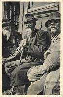 Kárpátaljai máramarosi zsidók / Podkarpatska Rus. Typy marmarosskych zidu / Transcarpathian Jewish men from Maramures. Judaica (fl)