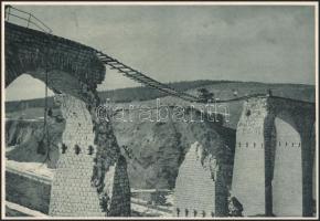 cca 1914-18 Ég és föld között. Az Érdekes Ujság háborús képeiből. Mezey Ulánus főhadnagy felvétele. ...