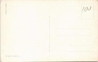 Talmudstudium / Jewish men studying the Talmud. Judaica art. B.K.W.I. 875-1. s: L. Krestin