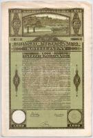 Budapest 1918. "Budapest Székesfőváros" kötelezvény 1000K-ról magyar és német nyelven, sze...