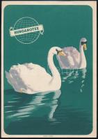 1951 Hungarotex kisplakát. Textilipari reklám. Offset nyomda. 14x20 cm