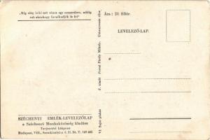 1791-1860 Széchenyi István alkotott, hatott és utat mutatott! Széchenyi Emlék-levelezőlap. A Széchen...