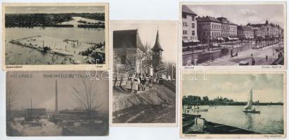 40 db RÉGI történelmi magyar város képeslap / 40 pre-1945 Historical Hungarian town-view postcards f...