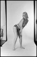 cca 1973 A természet szép adománya, szolidan erotikus felvételek, 9 db vintage NEGATÍV különféle hag...