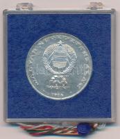 1974. 100Ft Ag "25 éves a KGST" eredeti, plombált MNB tokban T:BU patina Adamo EM43