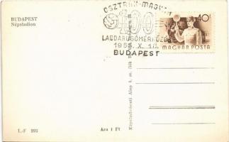 Budapest XIV. Népstadion, Képzőművészeti Alap kiadóvállalat + "Osztrák-Magyar 100. labdarúgó mé...