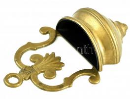 Fali szenteltvíz tartó, réz, műanyag betéttel, 17x10,5 cm