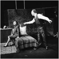 cca 1969 Básti Lajos (1911-1977) Kossuth-díjas színművészről készült felvételek az autója mellett, a...