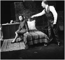 cca 1969 Básti Lajos (1911-1977) Kossuth-díjas színművészről készült felvételek az autója mellett, a...