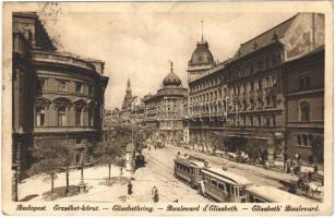 1926 Budapest VIII. Erzsébet körút, villamos (EK)