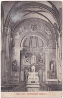 1912 Budapest XIV. Szent Szív nevelőintézet temploma, belső. István út 75. (r)