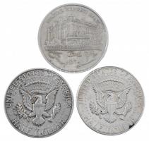 1993. 200Ft Ag "MNB" + Amerikai Egyesült Államok 1965-1968D 1/2$ Ag "Kennedy" (2...