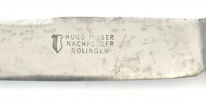 Ezüst (Ag) 6 személyes evőkészlet vágott angol fazon. (6 db evőkanál, 6 db villa, 6 db kés, 6 db mok...