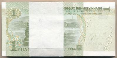 Kína 1999. 1J (100x) sorszámkövetők T:I China 1999. 1 Yüan (100x) sequential serials C:UNC Krause 89...