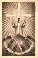 1937 Budapest XXXIV. Nemzetközi Eucharisztikus Kongresszus. Készüljünk a Magyar Kettős Szentévre! / Eucharistia Vinculum Caritatis / 34th International Eucharistic Congress (EK)