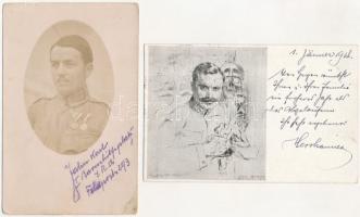 8 db katonai képeslap, fotólap