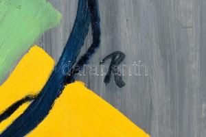 Rácz András (1926-2013): Csendélet. Olaj, papír, kartonra kasírozva, jelzett. 60x45 cm