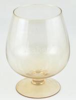 Nagyméretű konyakos pohár, hibátlan. m: 27 cm, d: 19 cm