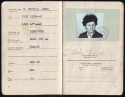 1984 Magyar Népköztársaság által kiállított fényképes kishatár útlevél / határátlépési engedély