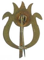 ~1910. "Tulipános Iparvédő Mozgalom" zománcozott jelvény. A mozgalom az 1905-1906-os belpo...