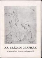 XX. századi grafikák a Szépművészeti Múzeum gyűjteményéből. Bp., 1981, Népművelési Propaganda Iroda. 20 db ofszet nyomat, többe közt Pablo Picasso, Moholy-Nagy László. Forbáth Alfréd, Huszár Vilmos müveinek reprodukcióival. Kiadói kissé kopott papír mappában. Lapméret: 28x20 cm