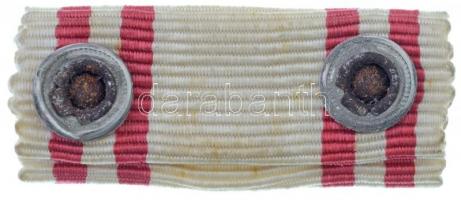 1914. "A Vörös Kereszt Díszjelvénye" kitüntetés szalagsávja (hozzá tartozó kitüntetés a 36...