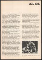 R. Bajkay Éva: Uitz Béla. Bp., 1977, Corvina, 12 p.+ 12 t. Magyar, angol, német és orosz nyelven. Ui...