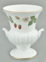 Wedgwood vázácska, matricás porcelán, jelzett, kopott, m: 9 cm
