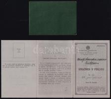 1938, 1996 Ukrán és jugoszláv igazolvány, 2 db