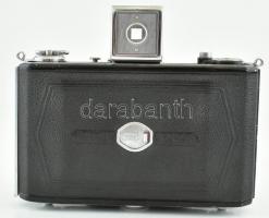 cca 1935 Zeiss Ikon Ikonta 520 fényképezőgép, Novar-Anastigmat 1:4,5 f=7,5 cm objektívvel, Telma zár...