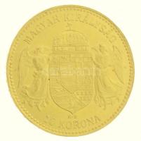 1911KB 10K Au "Ferenc József" Körmöcbánya (3,39g/0.900) T:1-
Hungary 1911KB 10 Korona Au ...