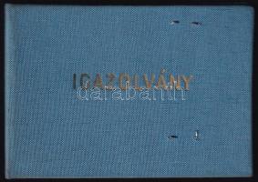 1974 Fényképes gépkocsivezető-oktatói igazolvány