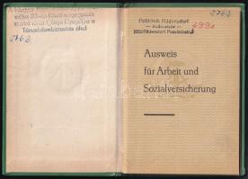 1971 NDK-s munkakönyv magyar személy (sofőr) részére